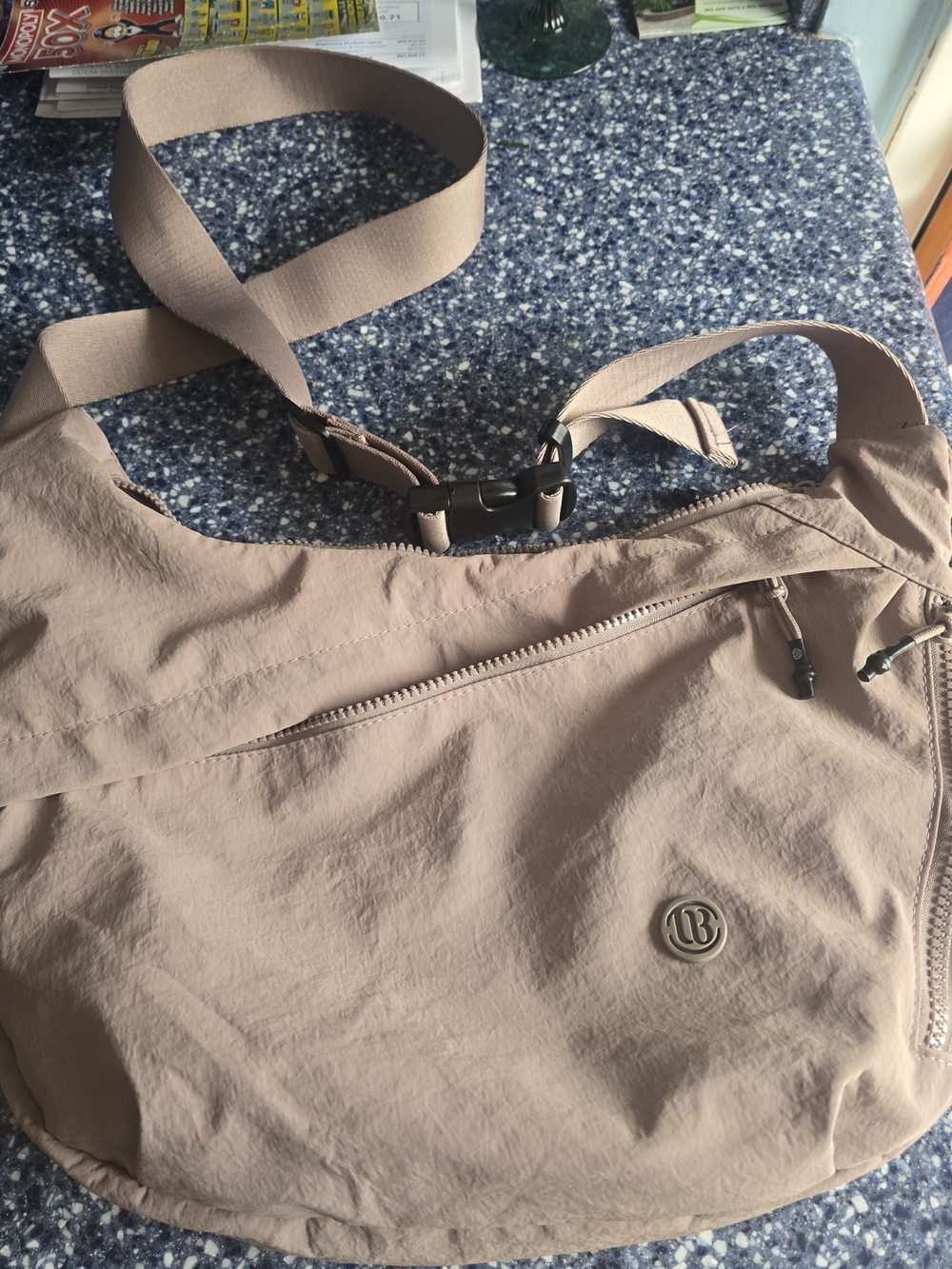 Brown Canvas Tote Bag Like New